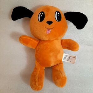Walmart dog plush puppy Taking Stay Positive brown stuffed animal Wal-Mart toy